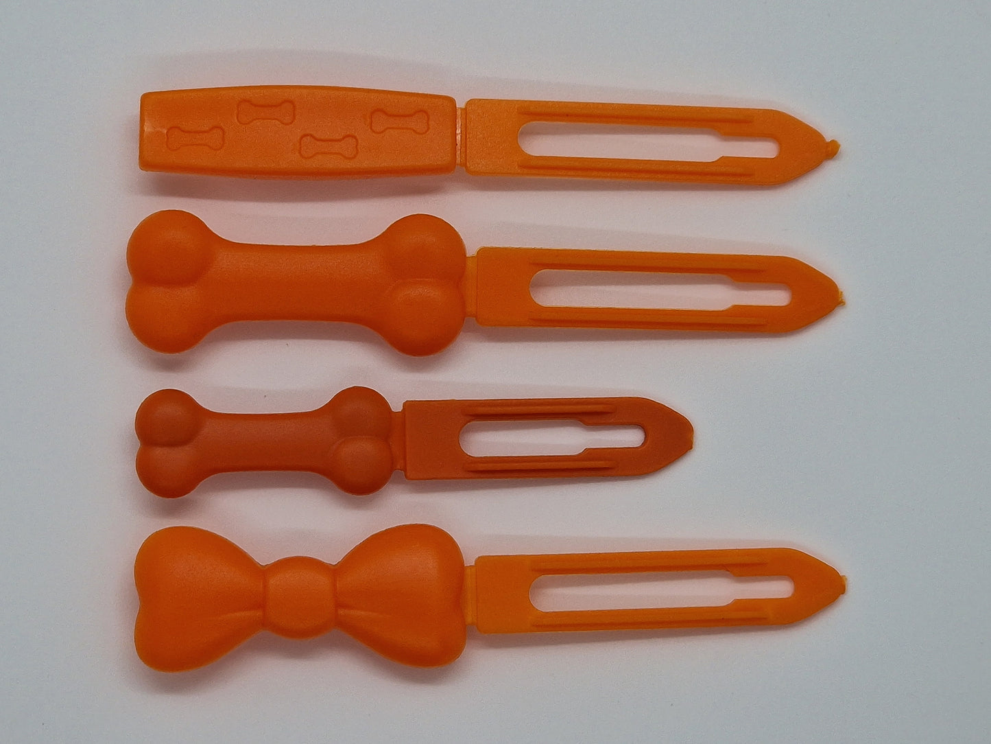 Orange Posh Puppy UK Barrette top knot plastic clip