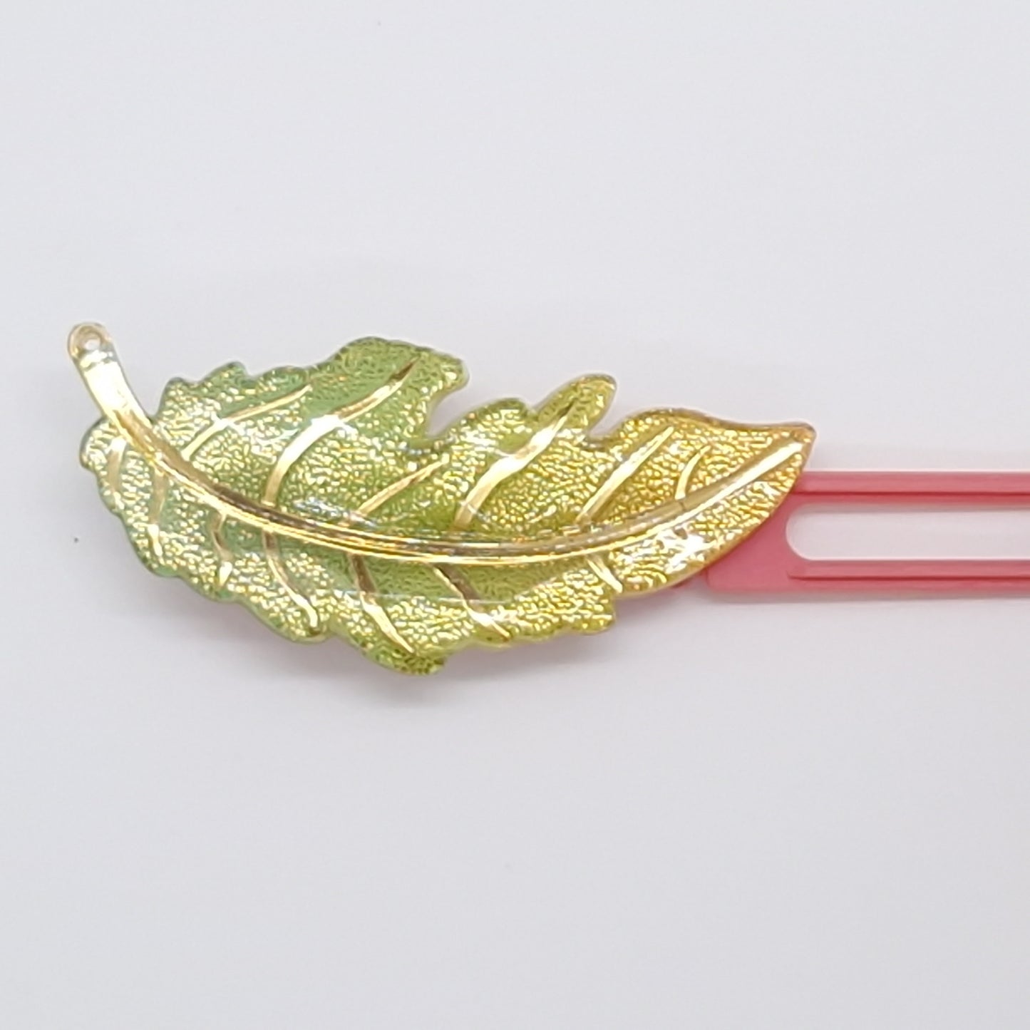 Autumn leaf Barrette 4.5cm Novelty clip