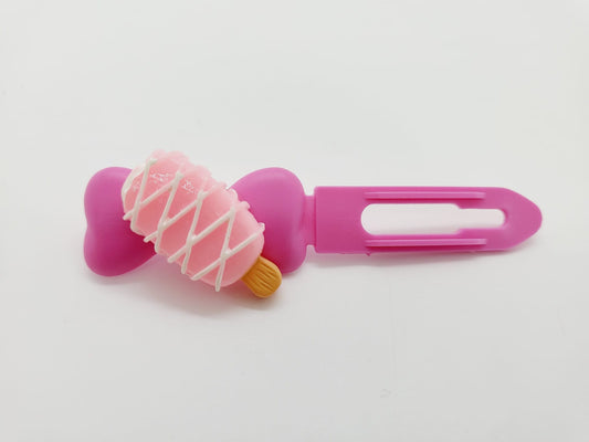 Fun Ice Cream Top Knot Clip