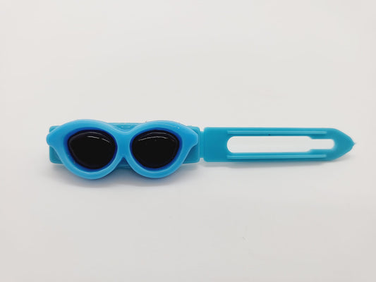 Blue Fun Sunglasses Top Knot Clip