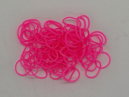 Neon Pink Top Knot Elastics