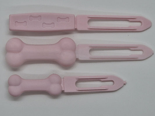 Baby Pink Posh Puppy UK Haarspange aus Kunststoff mit Knoten