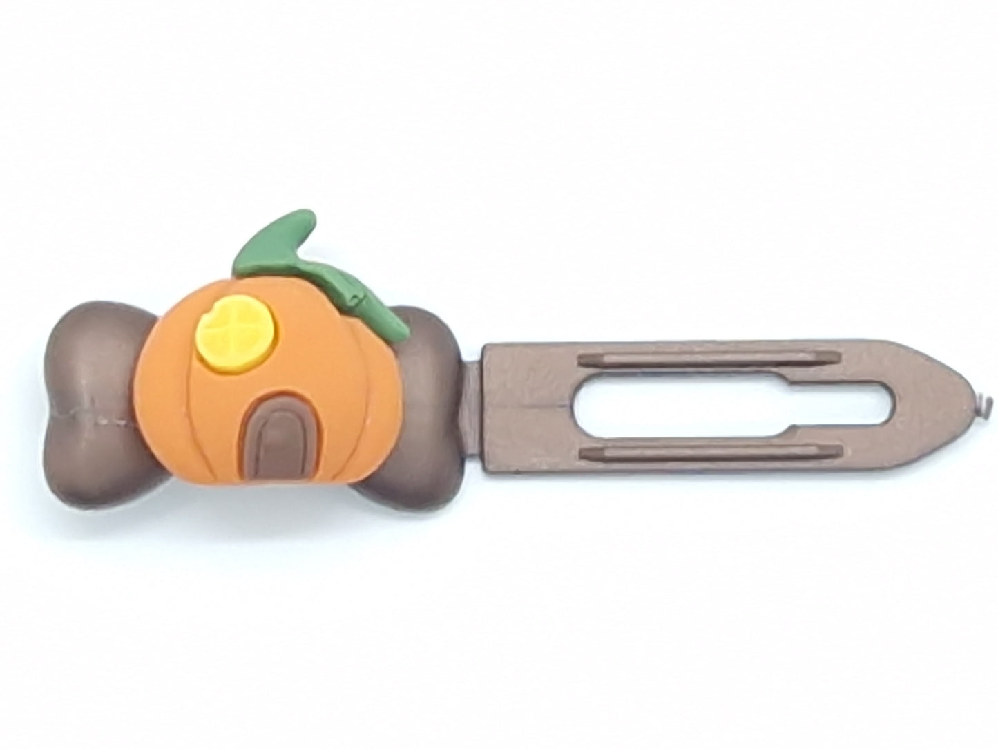 Halloween Pumpkin Barrette 4.5cm & 3.5cm Novelty clip