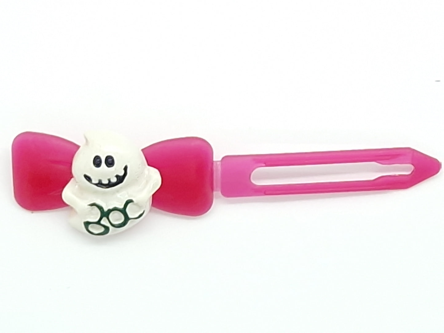 Halloween Spooky Boo Ghost Barrette 4.5cm Novelty clip