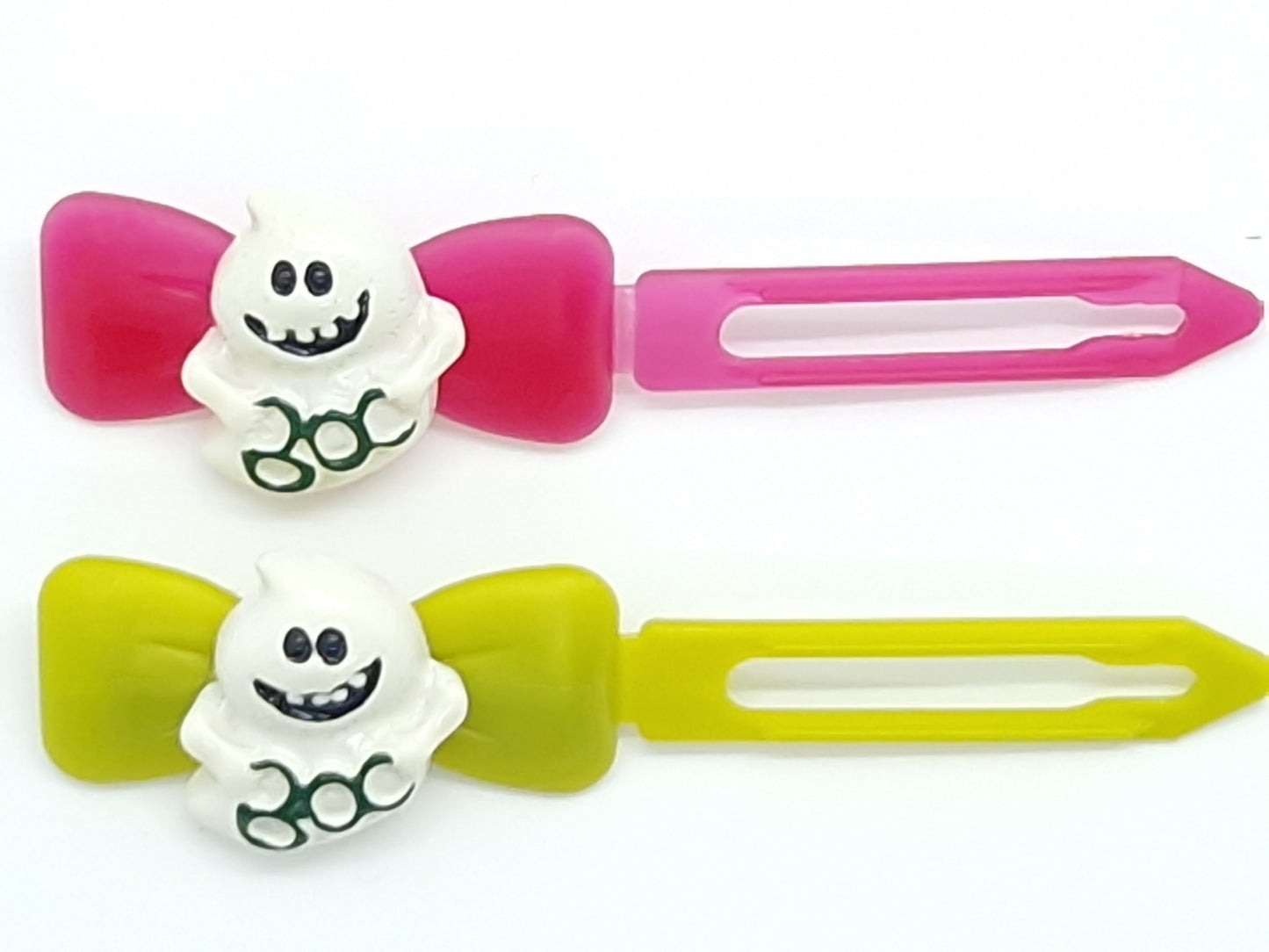 Halloween Spooky Boo Ghost Barrette 4.5cm Novelty clip