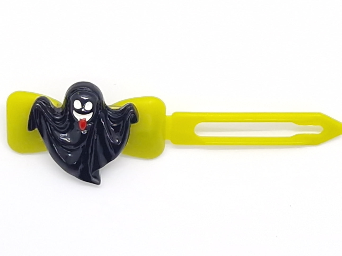 Halloween Spooky Black Ghost Barrette 4.5cm Novelty clip