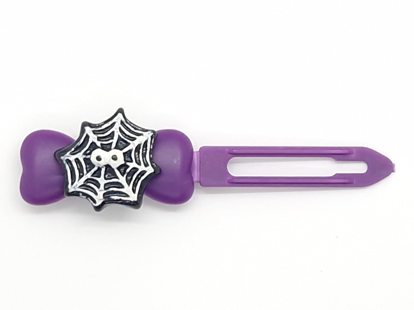 Halloween Spooky Spider Web Barrette 4.5cm Novelty clip