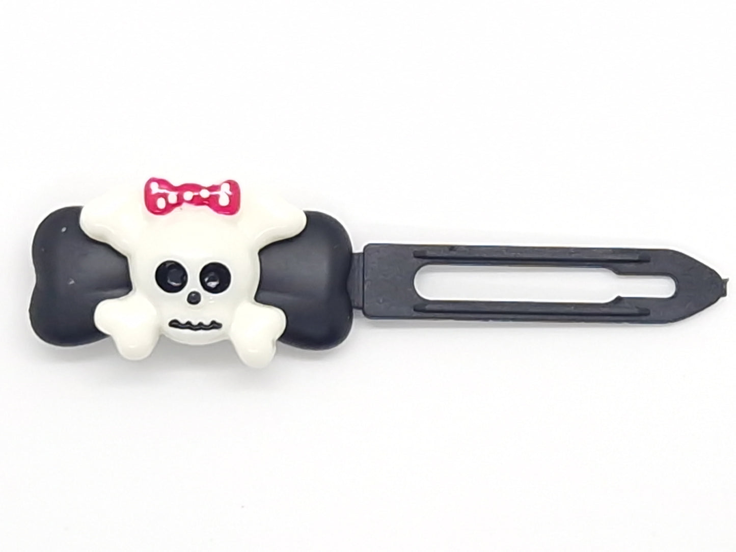 Halloween Cross Bones Barrette 4.5cm Novelty clip