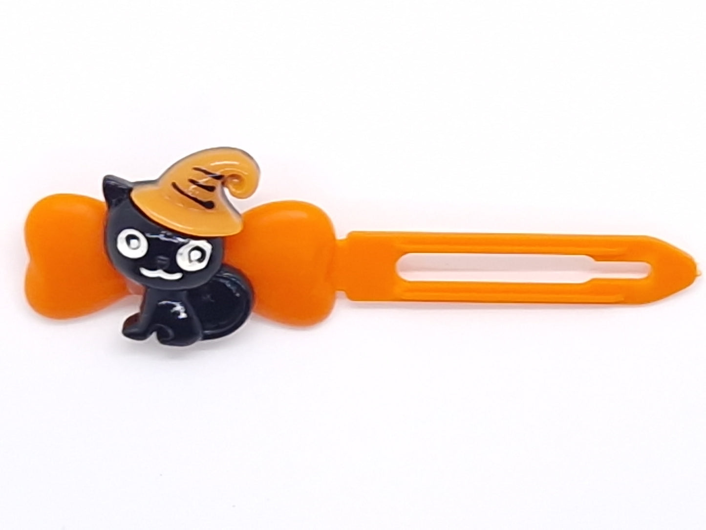 Halloween Cat and a hat Barrette 4.5cm Novelty clip