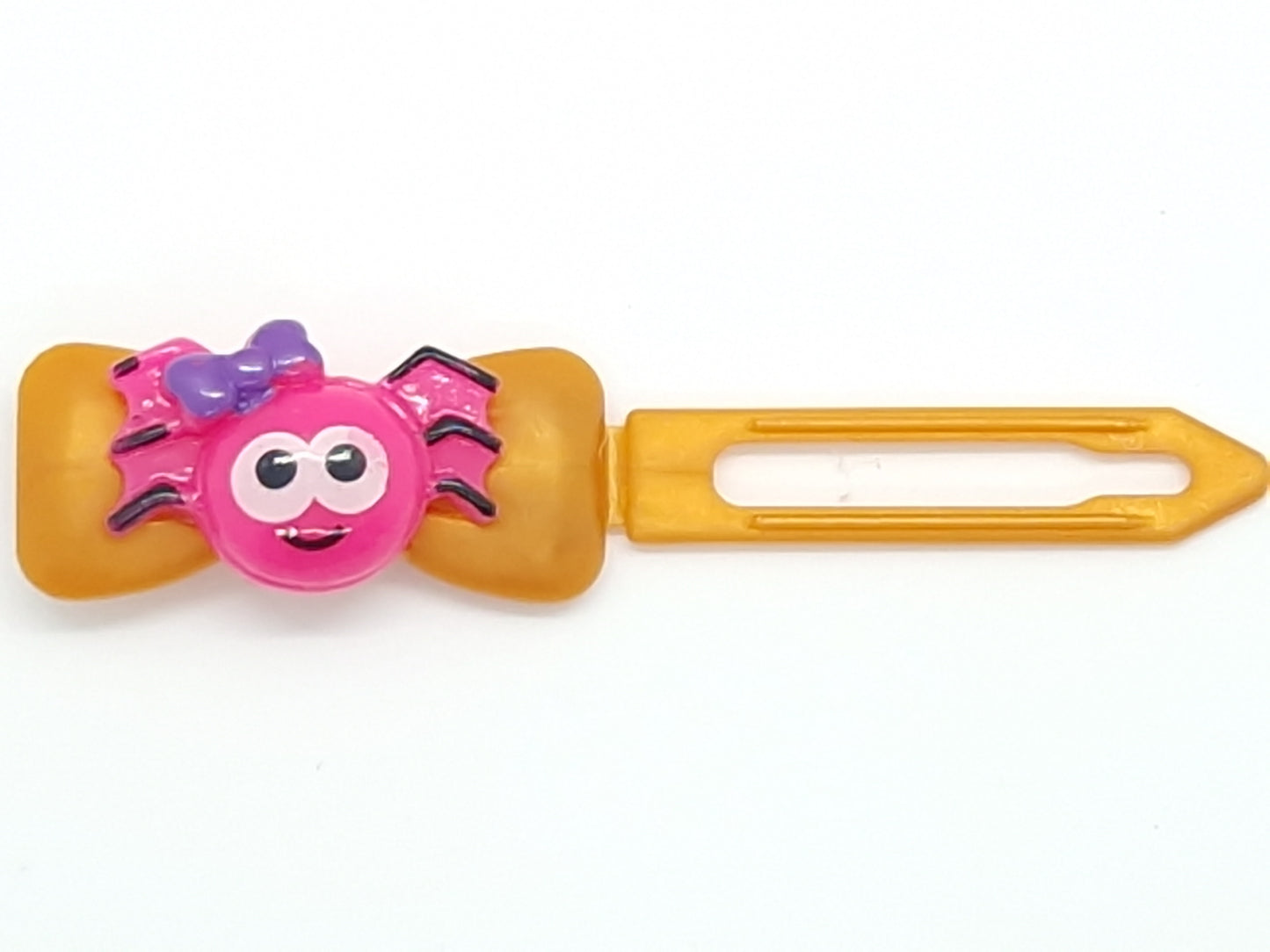 Halloween Bright Spider Barrette 4.5cm Novelty clip