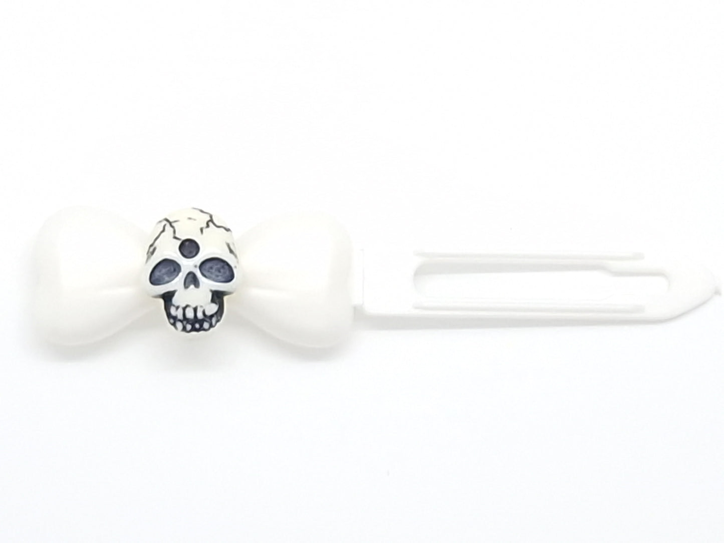 Halloween Cyclops Skull Barrette 4.5cm Novelty clip