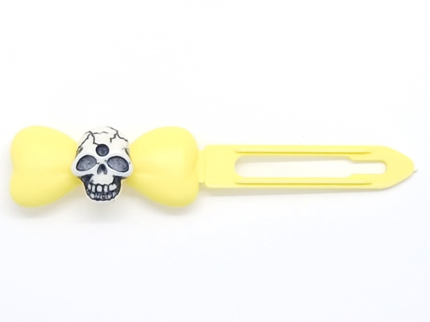 Halloween Cyclops Skull Barrette 4.5cm Novelty clip