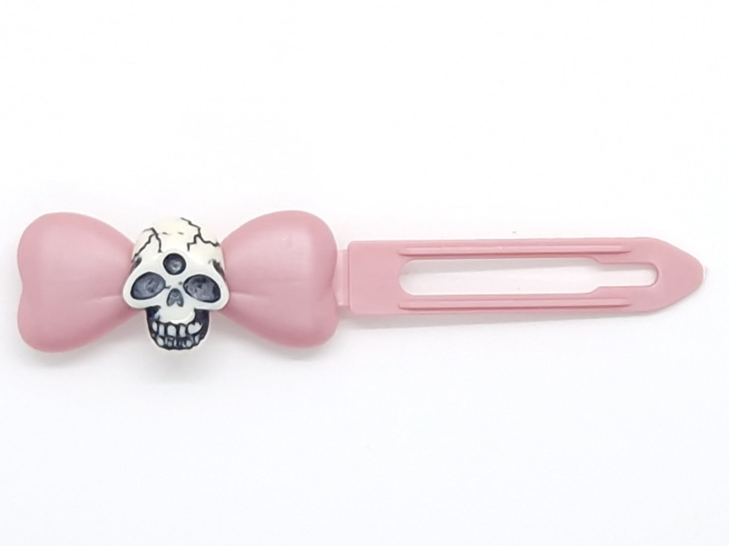 Halloween Cyclops Skull Barrette 4.5cm Novelty clip