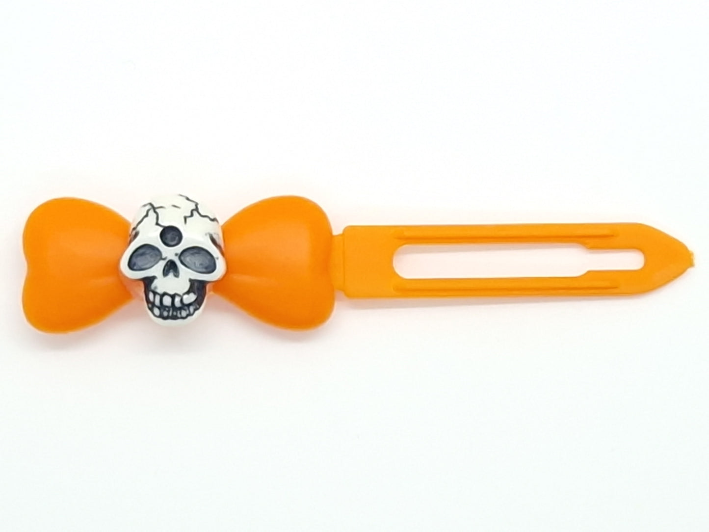 Halloween Cyclops Skull Barrette 4.5cm Novelty clip