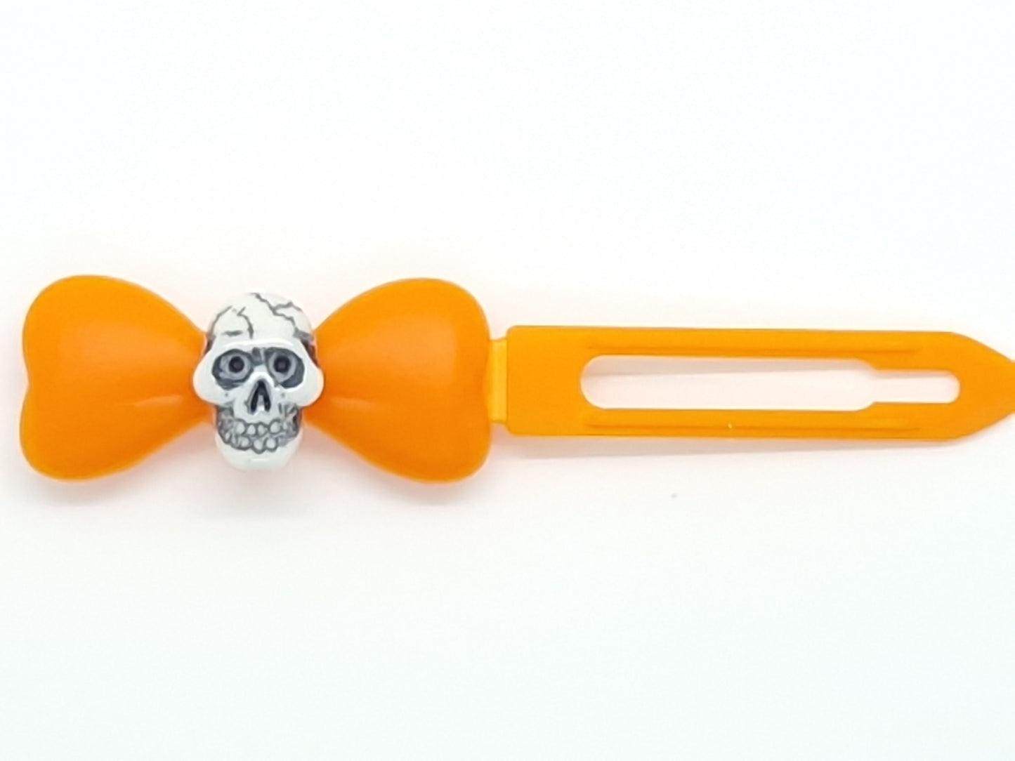 Halloween Skull Barrette 4.5cm Novelty clip