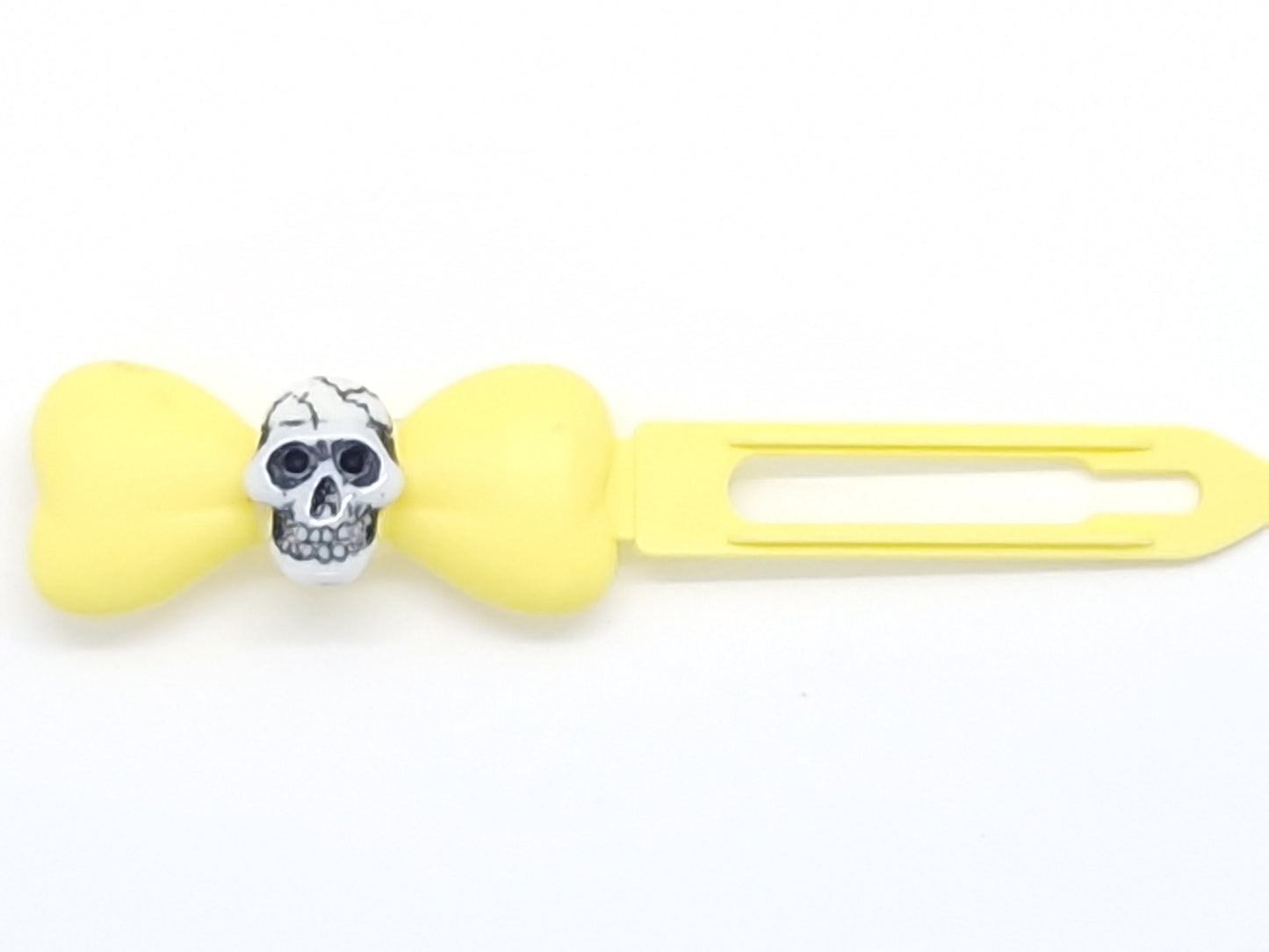 Halloween Skull Barrette 4.5cm Novelty clip