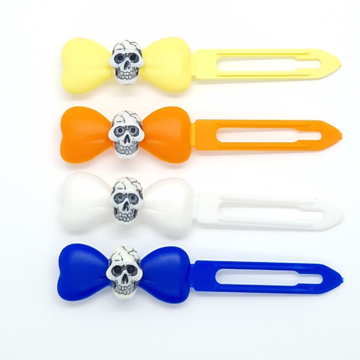 Halloween Skull Barrette 4.5cm Novelty clip