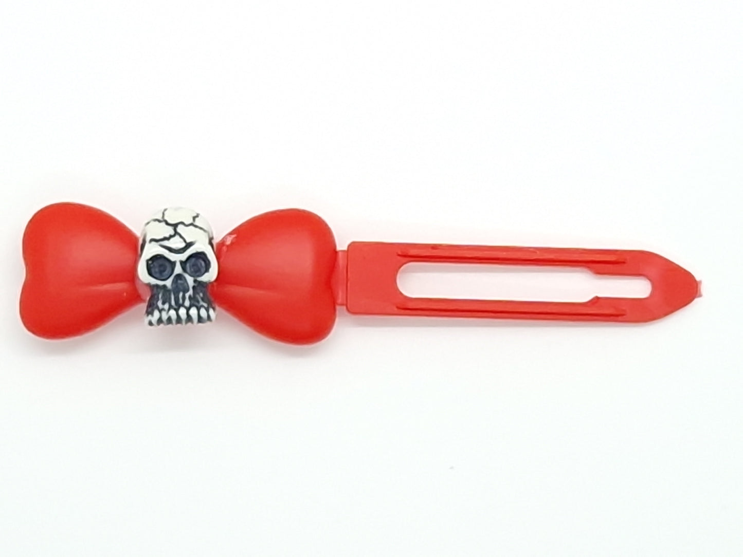 Halloween Skull Jaw Barrette 4.5cm Novelty clip