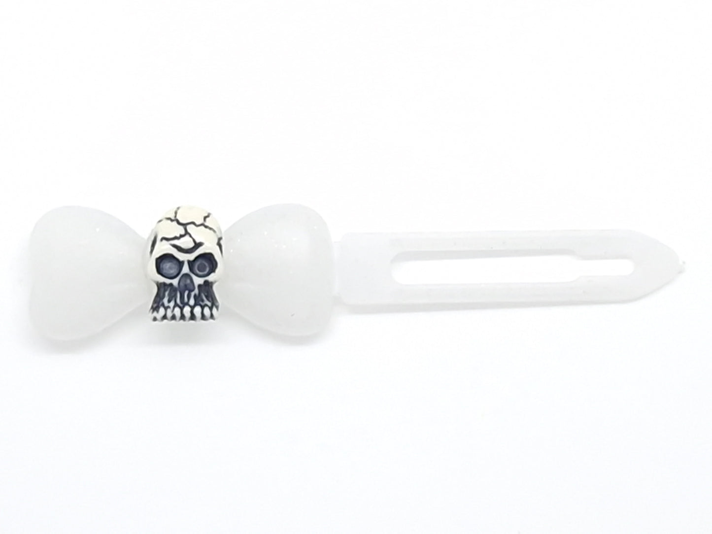 Halloween Skull Jaw Barrette 4.5cm Novelty clip