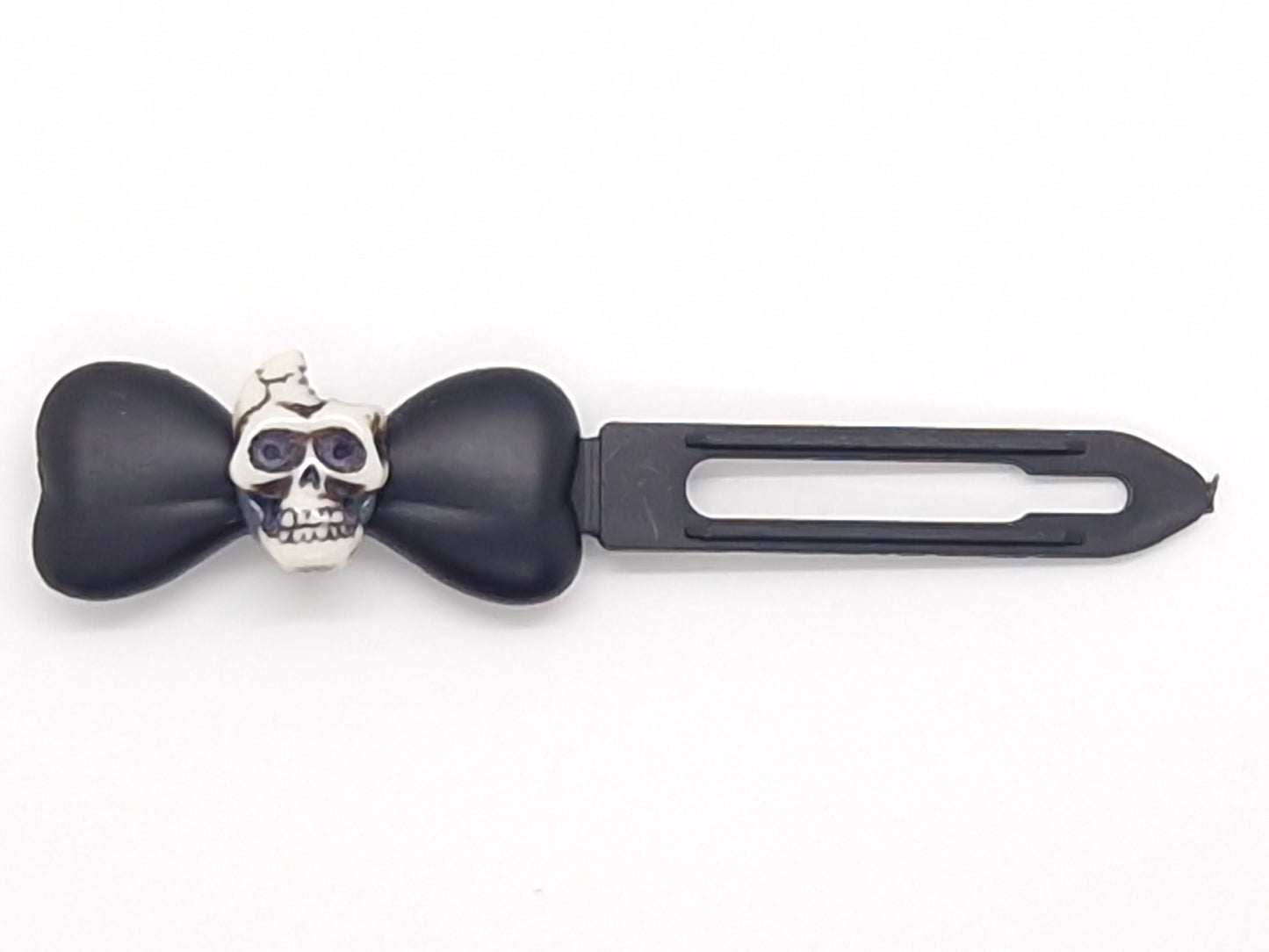 Halloween Broken Skull Barrette 4.5cm Novelty clip