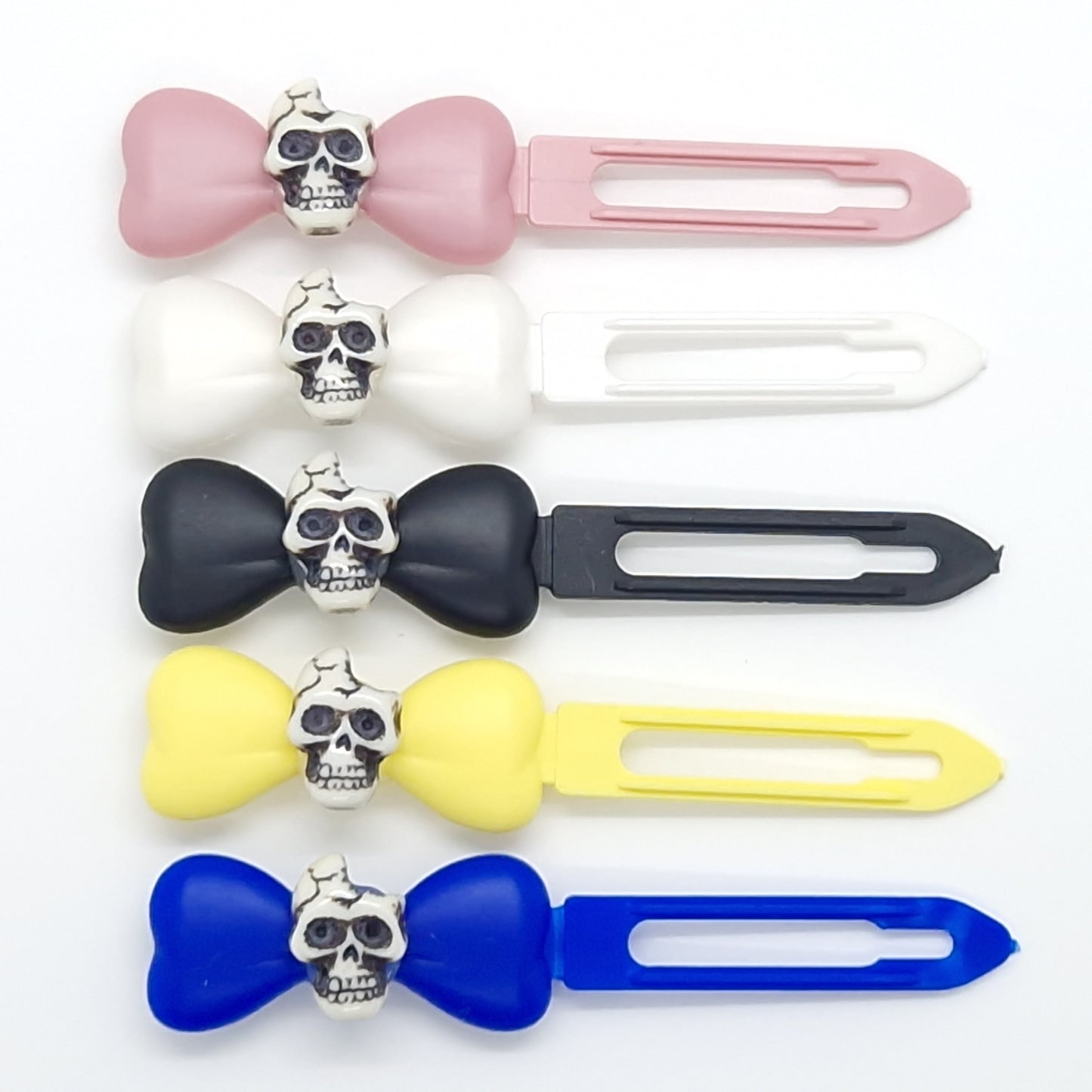 Halloween Broken Skull Barrette 4.5cm Novelty clip