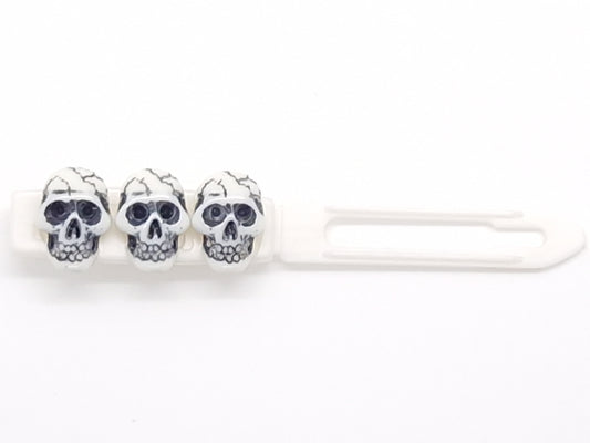 Halloween Skulls Barrette 4.5cm Novelty clip