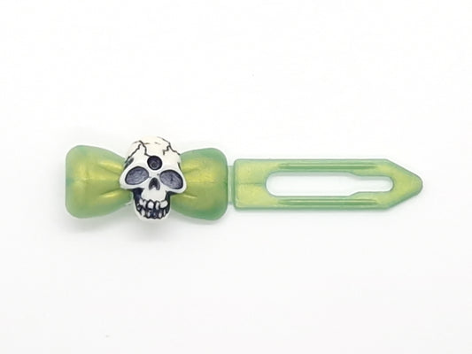 Halloween Cyclops Skull Barrette 3.5cm Novelty clip