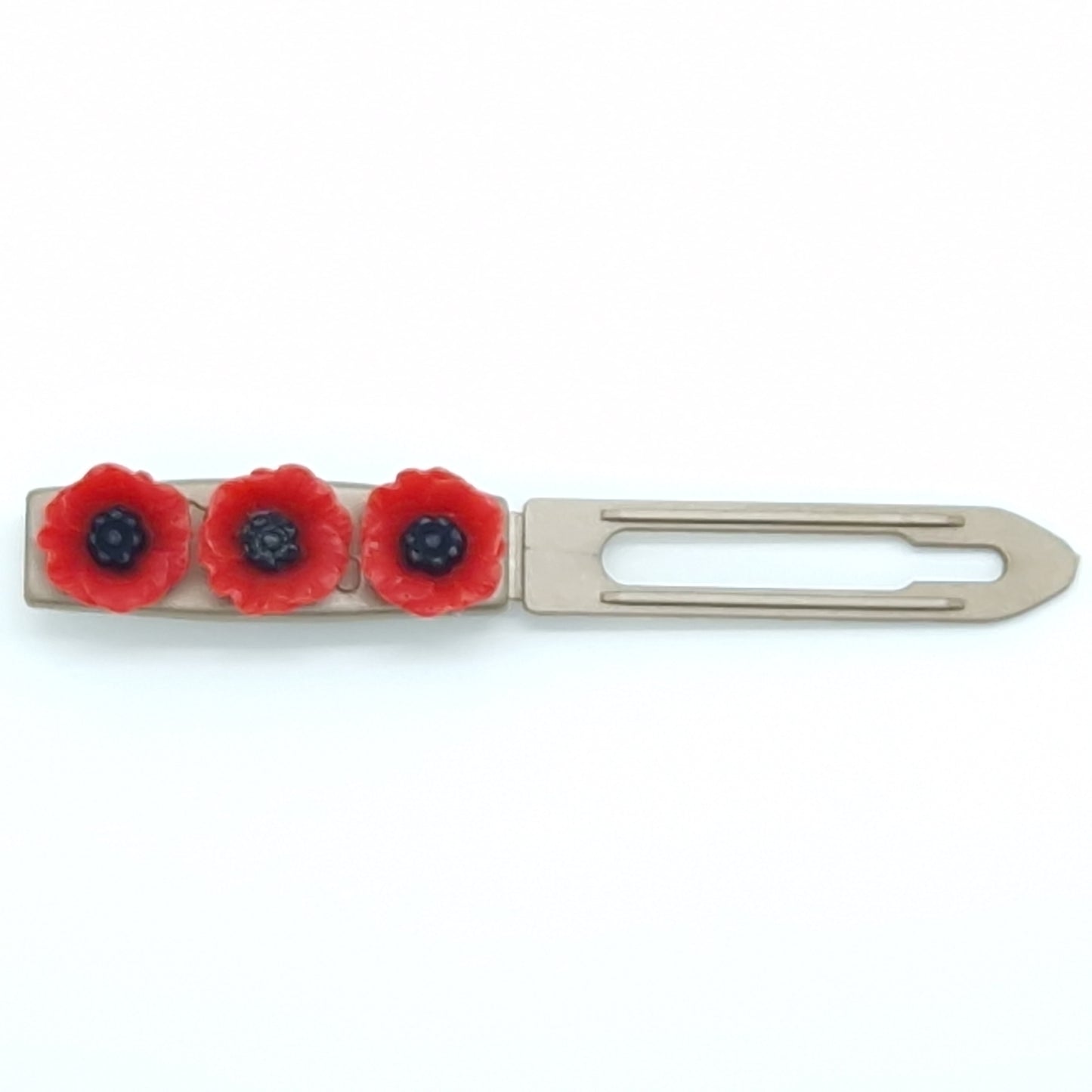 Remembrance Poppies on 4.5cm Novelty clip