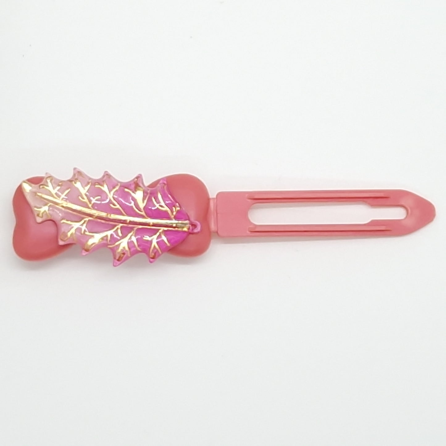 Autumn leaf Barrette 4.5cm Novelty clip