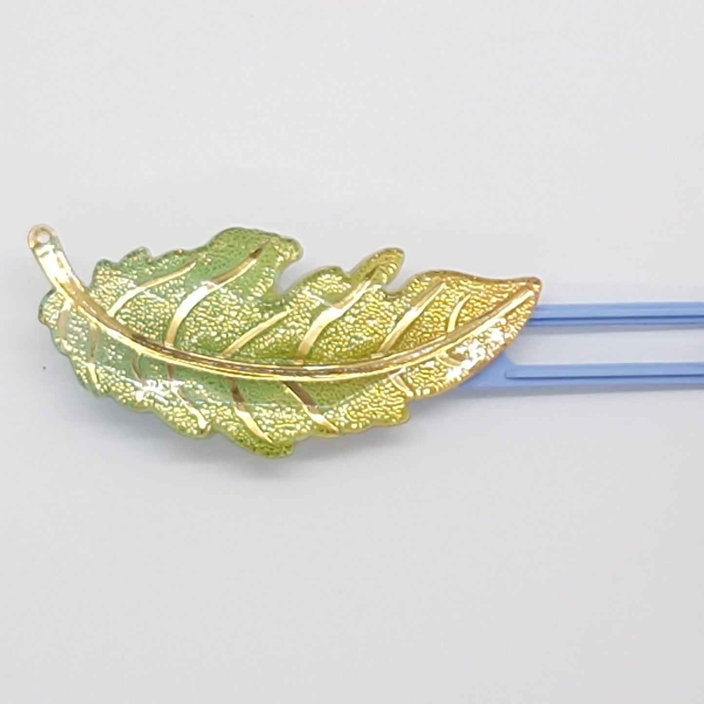 Herbstblatt-Haarspange, 4,5 cm, neuartiger Clip