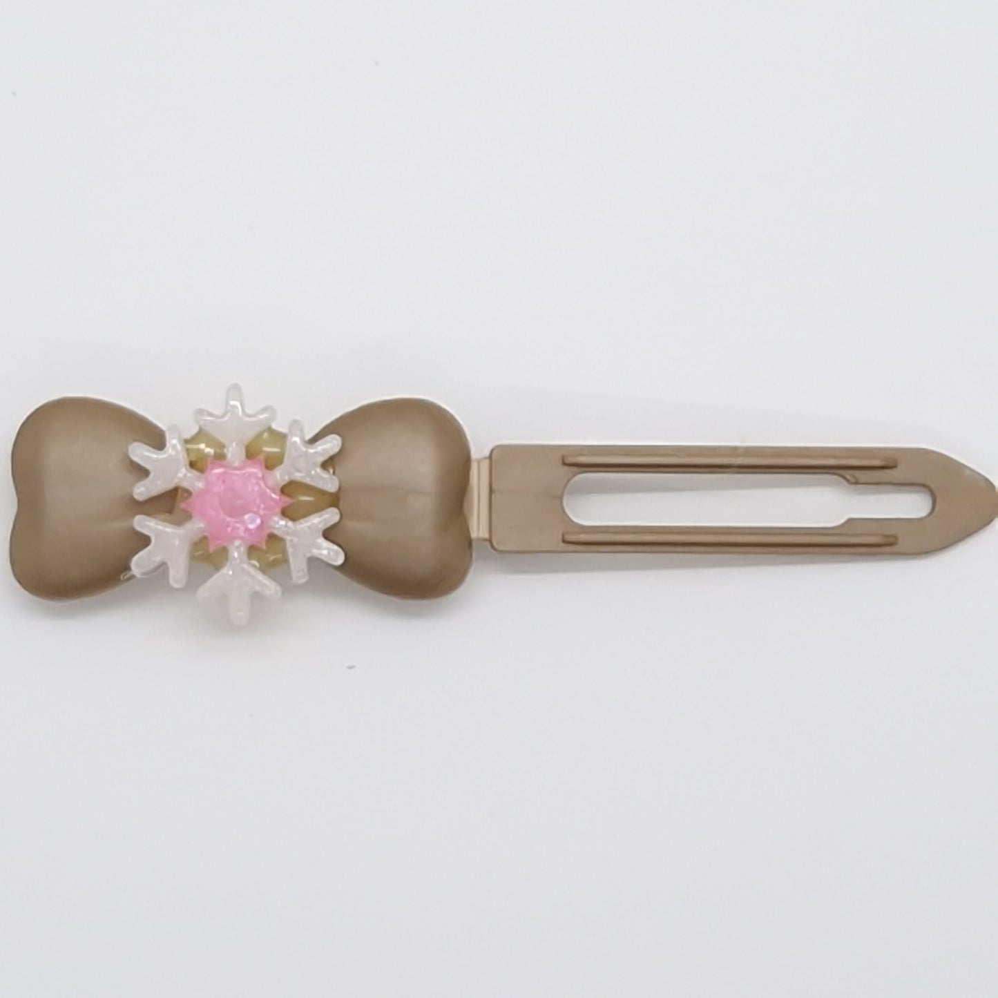 Winter Snowflake Barrette 4.5cm Novelty clip