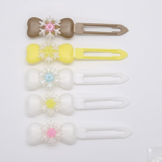 Winter Snowflake Barrette 4.5cm Novelty clip