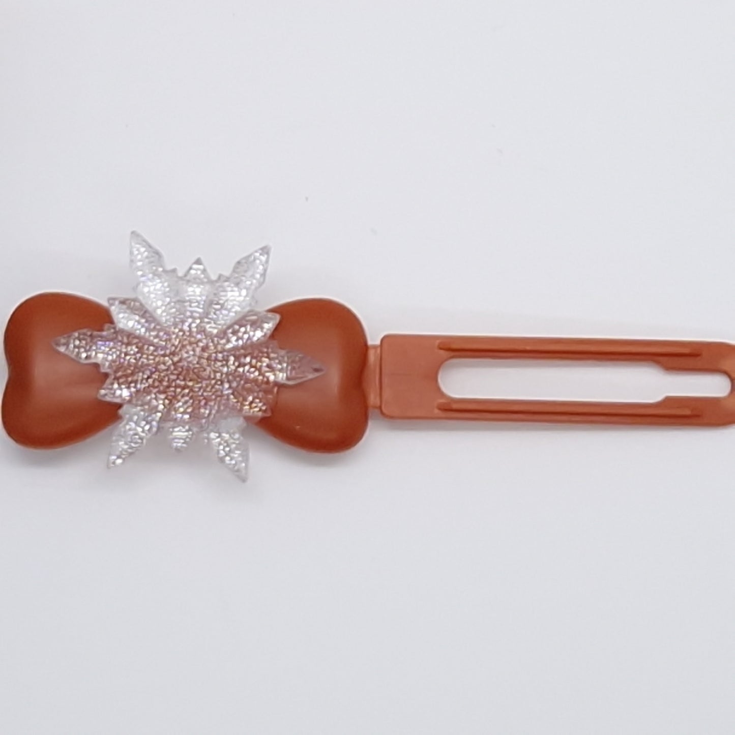 Winter Snowflake Barrette 4.5cm Novelty clip