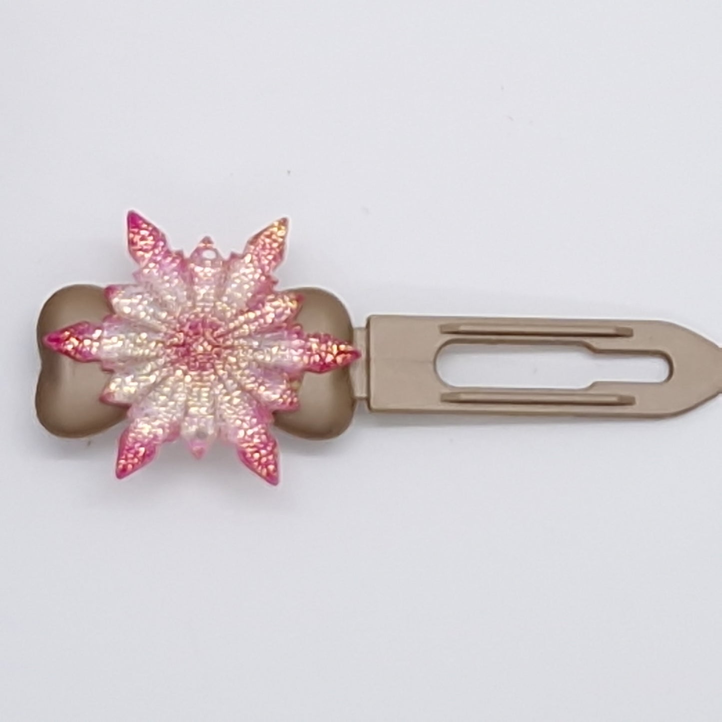 Winter Snowflake Barrette 4.5cm Novelty clip