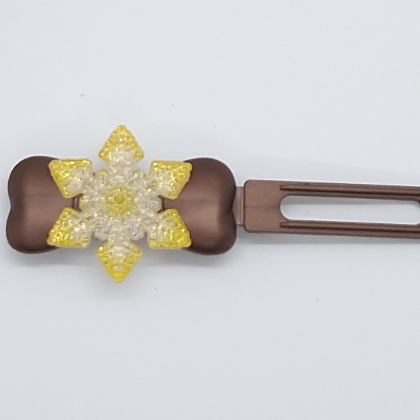 Winter Snowflake Barrette 4.5cm Novelty clip