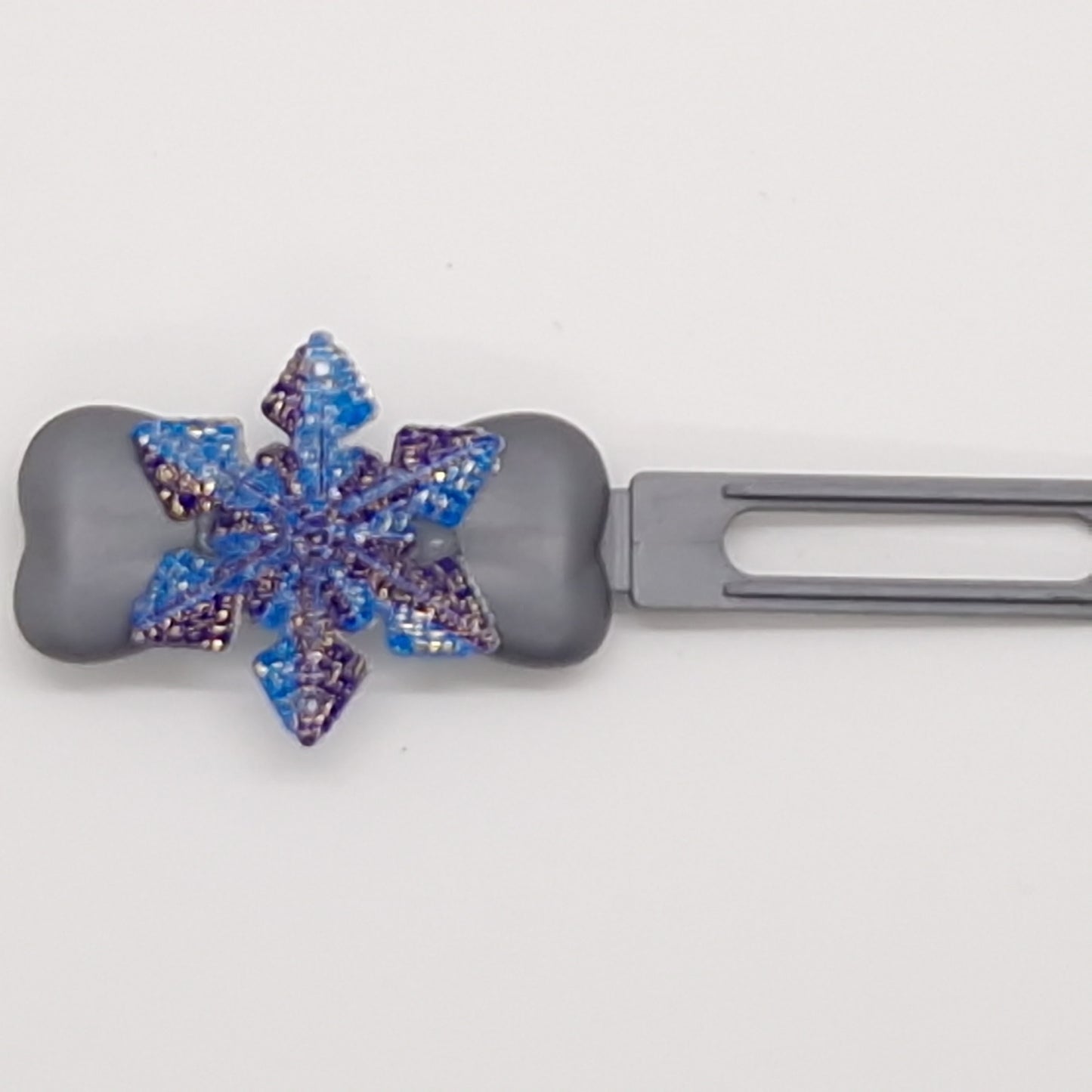 Winter Snowflake Barrette 4.5cm Novelty clip