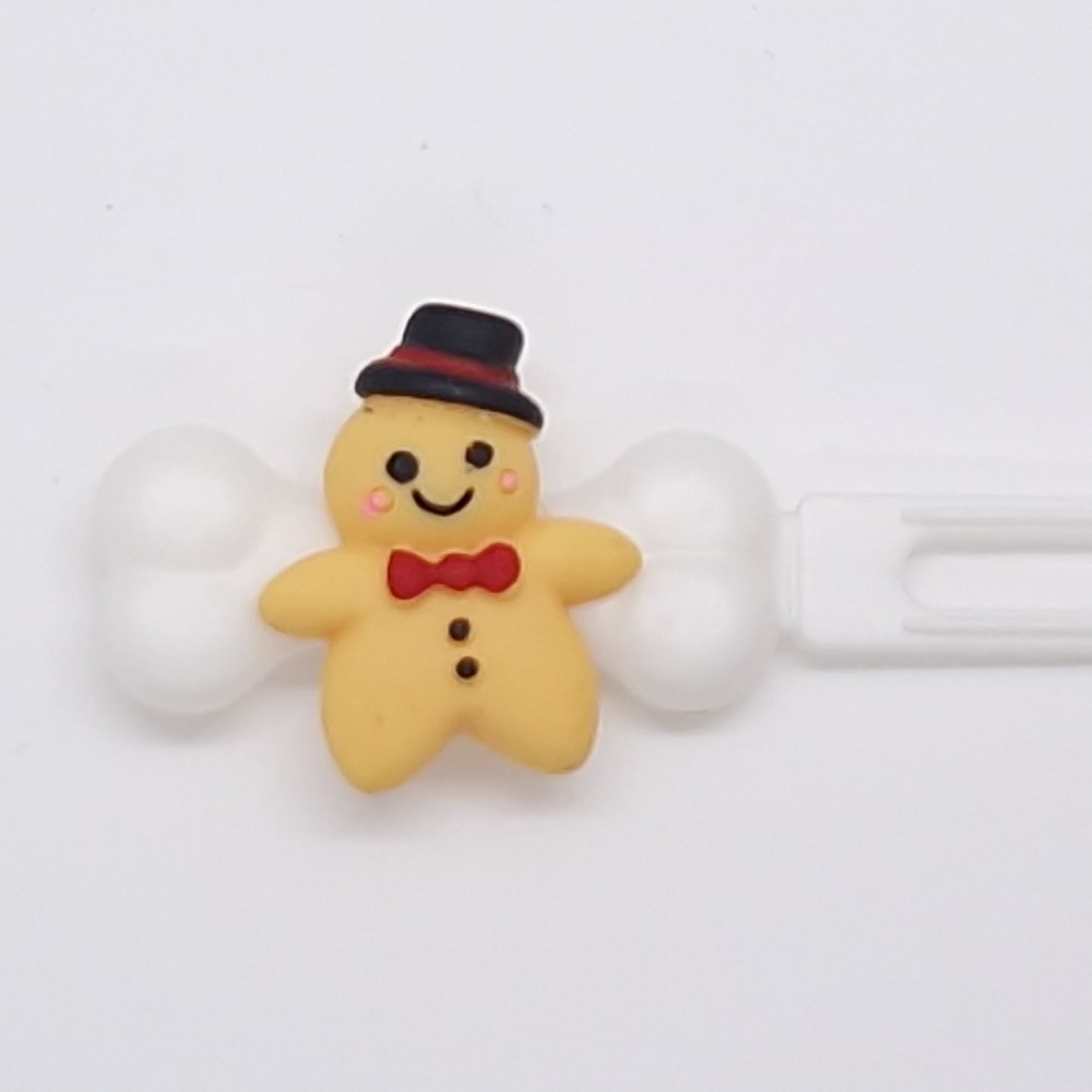 Christmas Gingerbread Barrette 4.5cm Novelty clip