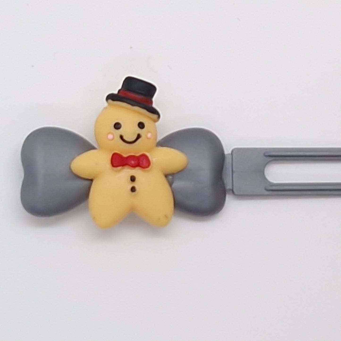 Christmas Gingerbread Barrette 4.5cm Novelty clip