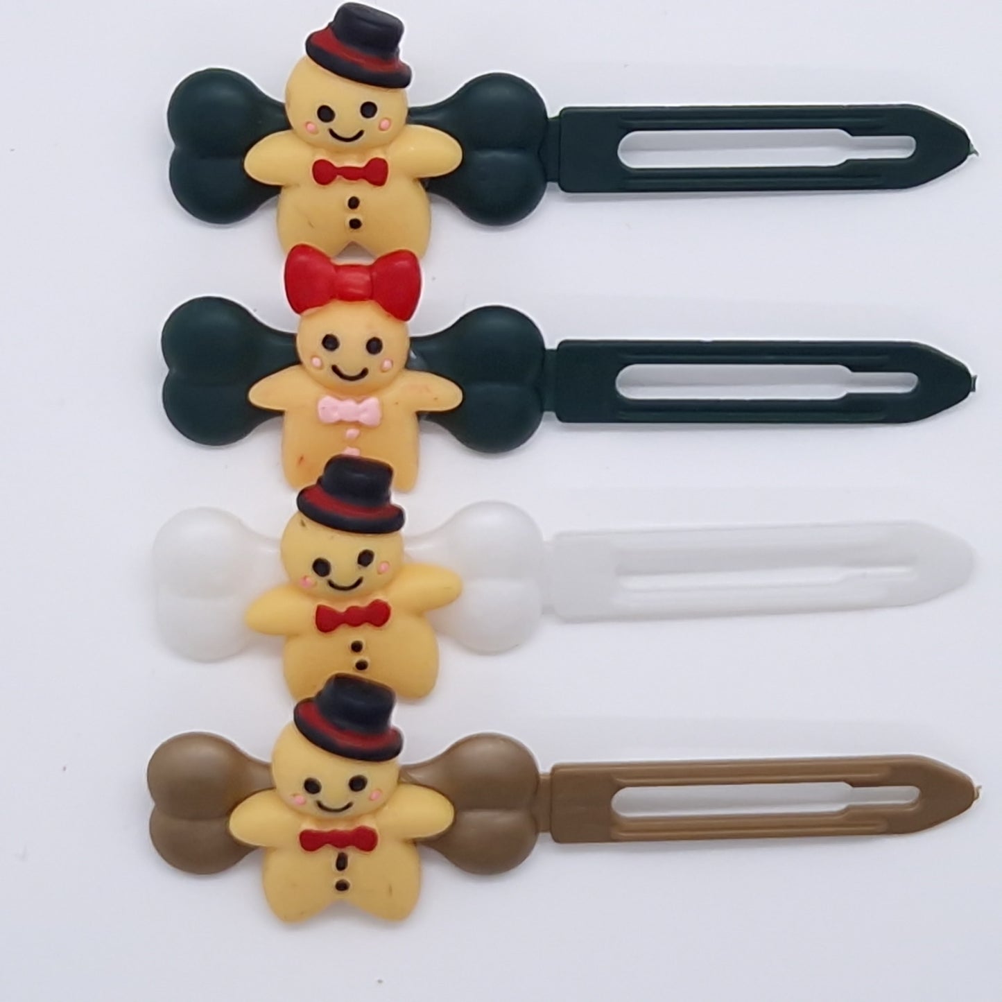 Christmas Gingerbread Barrette 4.5cm Novelty clip