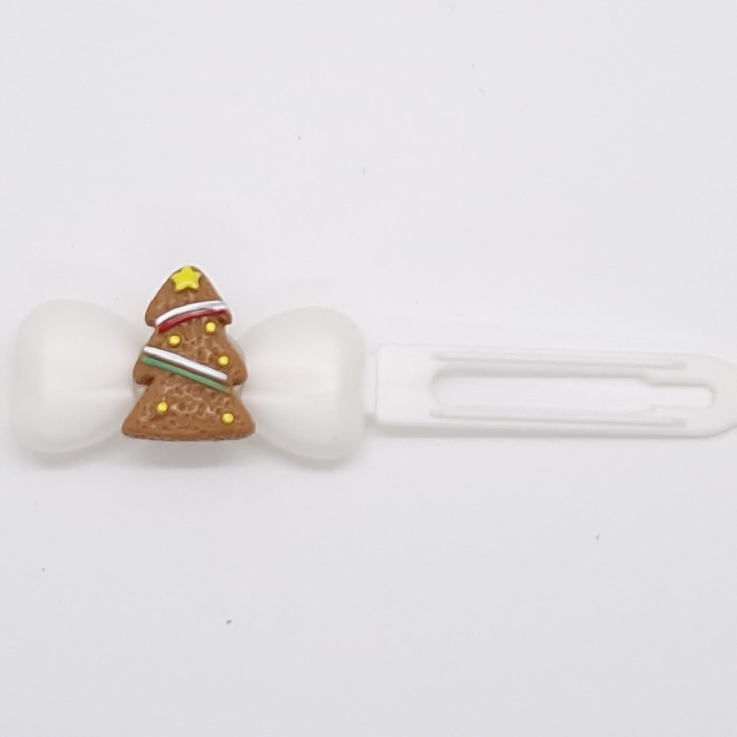 Christmas Gingerbread Barrette 4.5cm Novelty clip