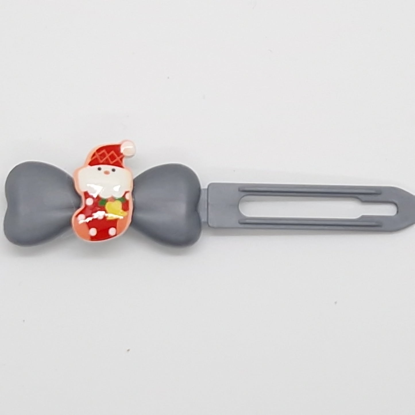 Christmas Santa Barrette 4.5cm Novelty clip