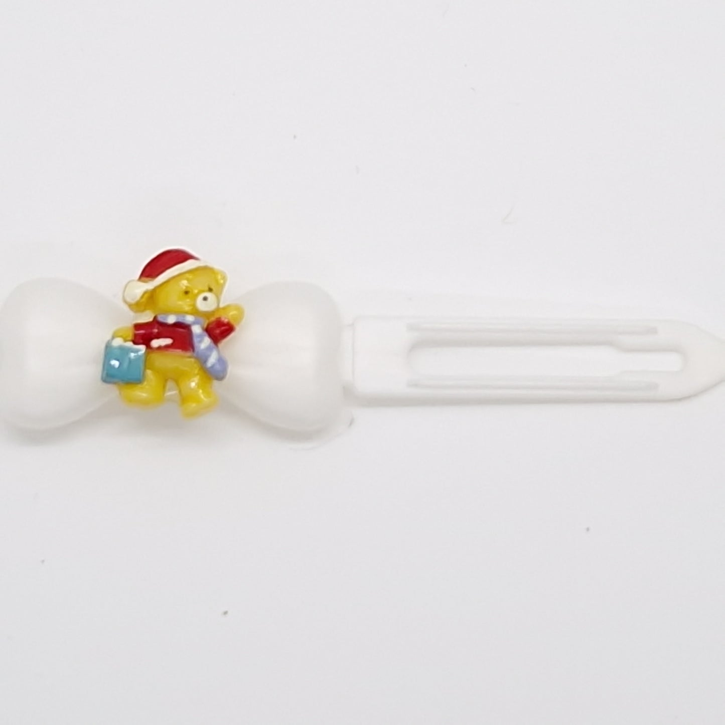 Barrette Nounours de Noël 4,5 cm Clip fantaisie