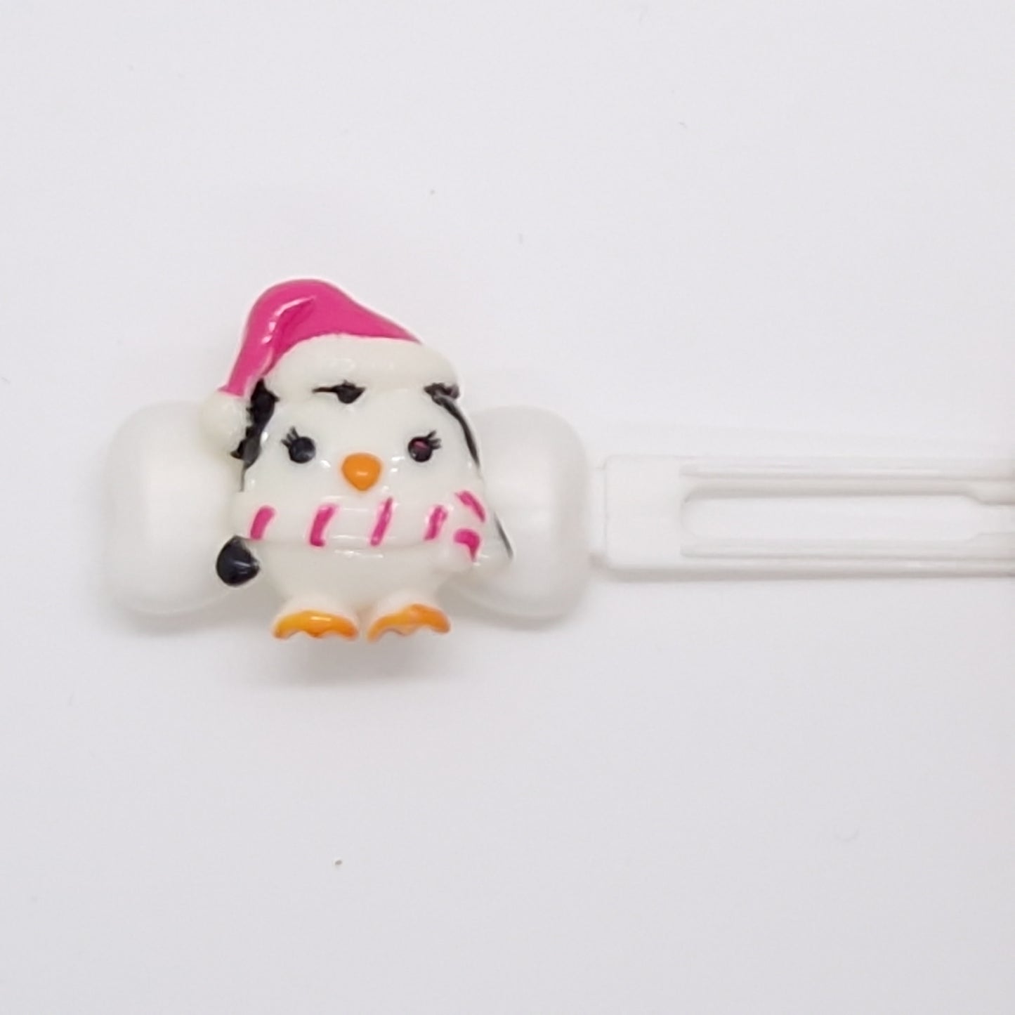 Christmas Penguins Barrette 4.5cm Novelty clip