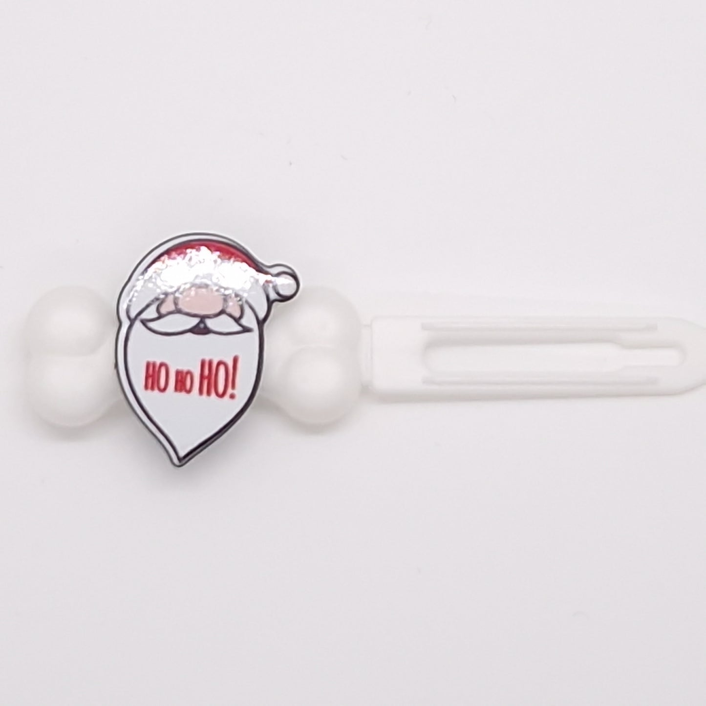 Christmas Santa Barrette 4.5cm Novelty clip