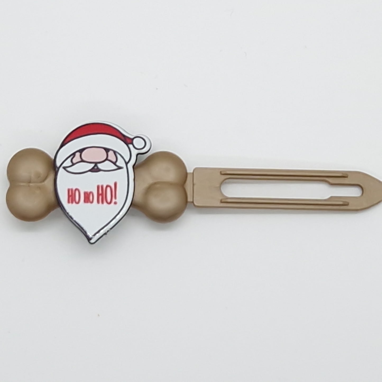 Christmas Santa Barrette 4.5cm Novelty clip