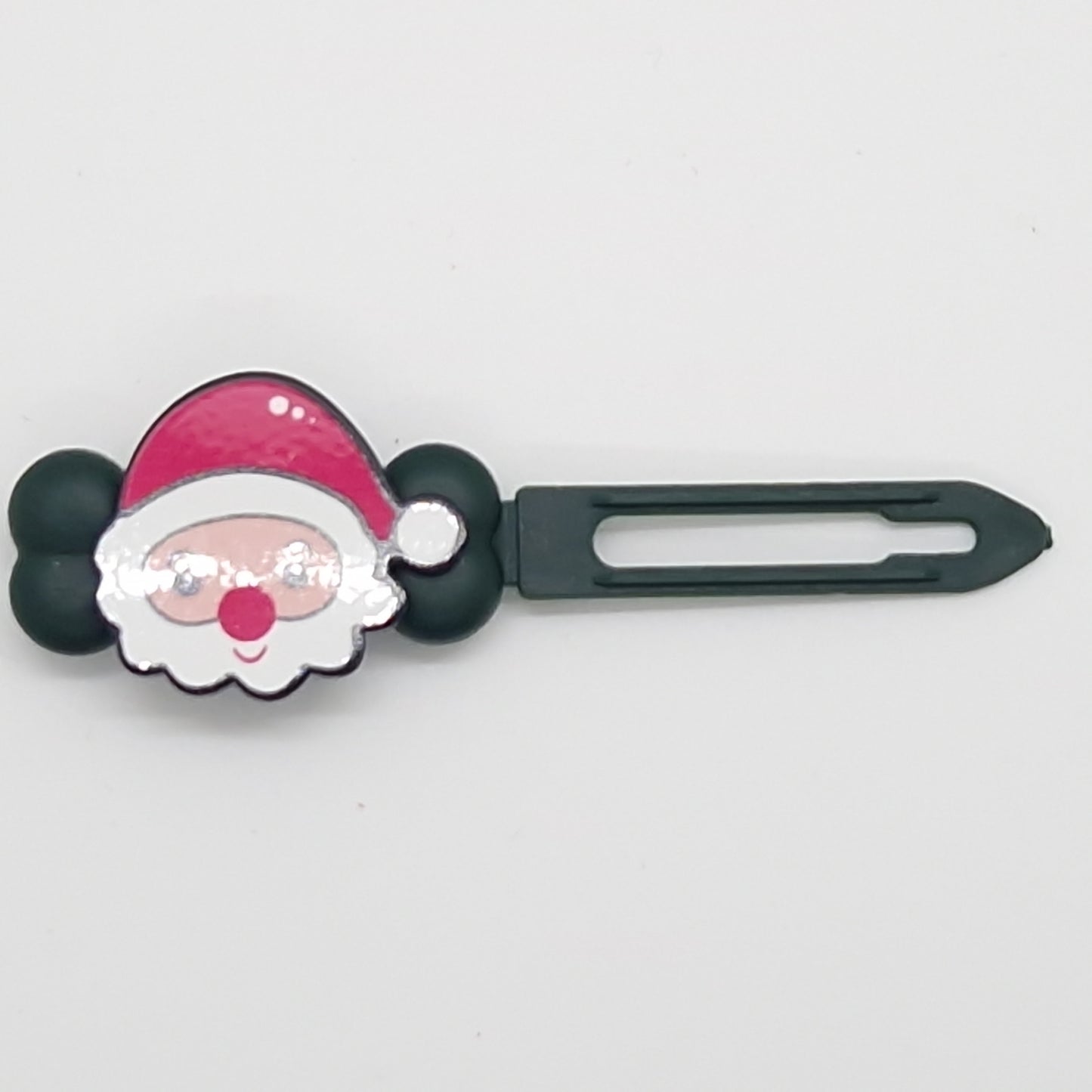 Christmas Santa Barrette 4.5cm Novelty clip