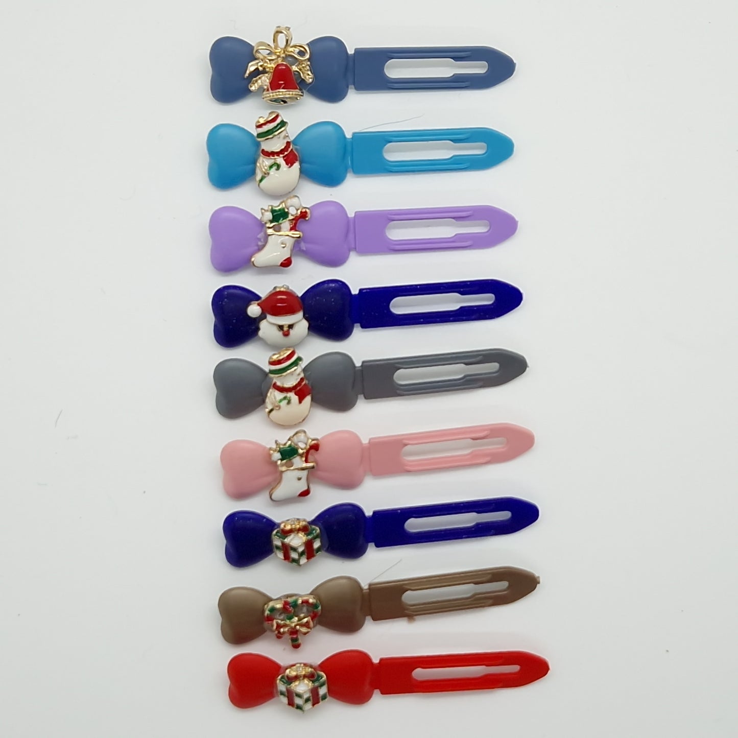 Christmas Resin Barrette on 3.5cm Novelty clip