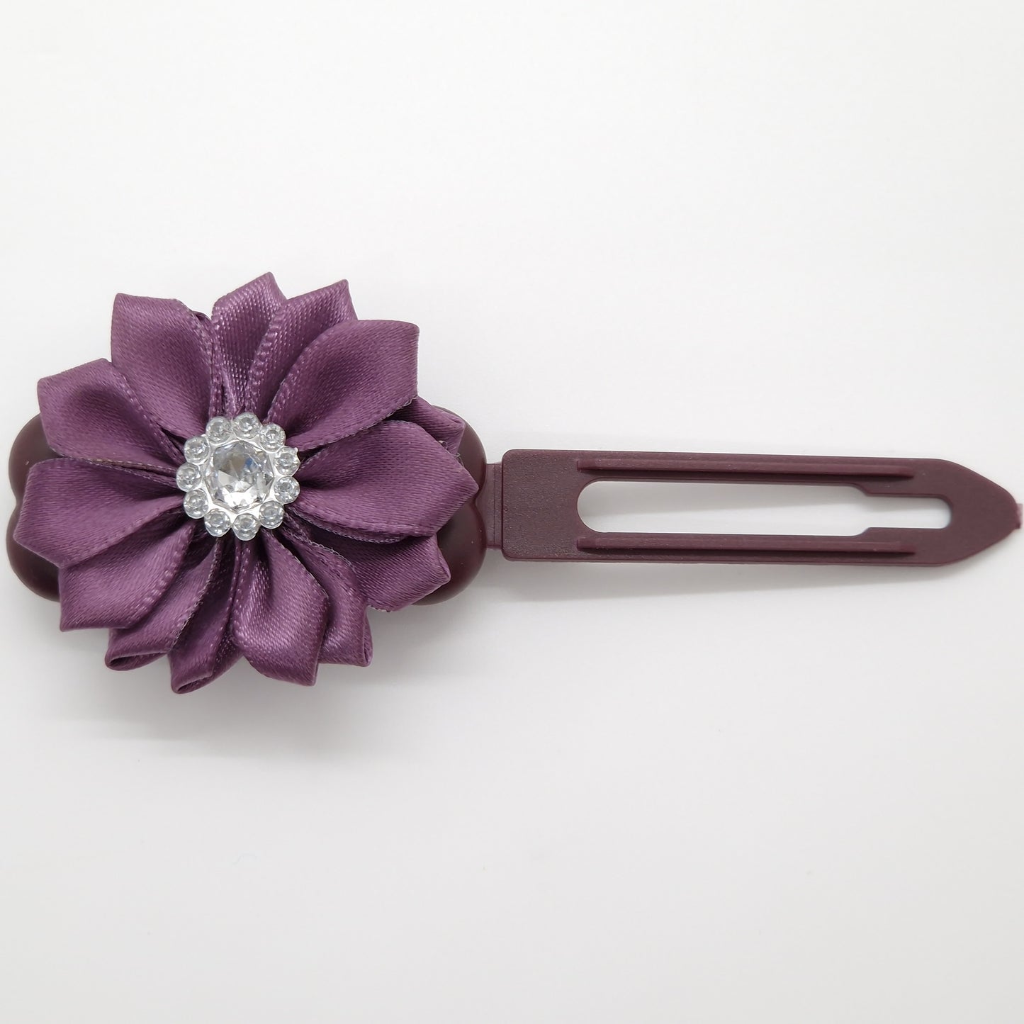Soft Diamante Bow on 4.5cm & 3.5cm Clip