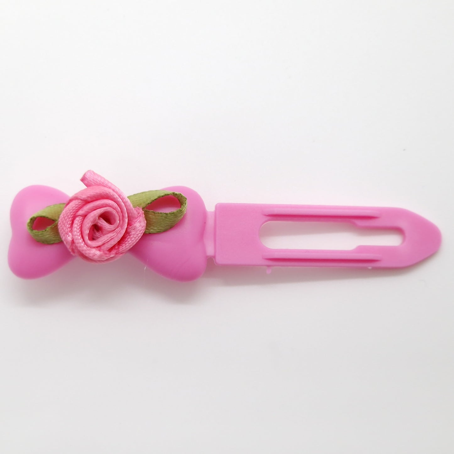 Roses douces sur clip 3,5 cm