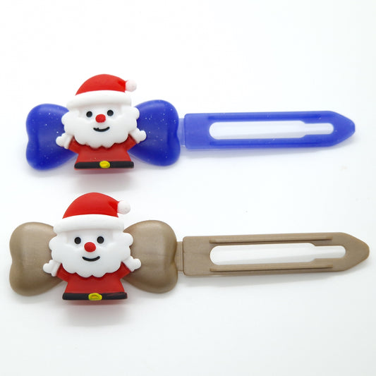 Happy Santa Claus on 3.5cm Clip